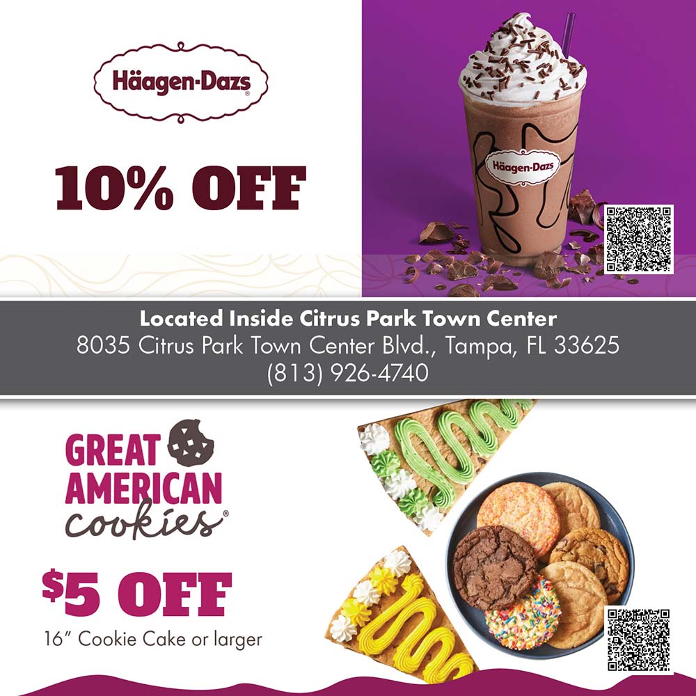 Haagen-Dazs / Great American Cookies