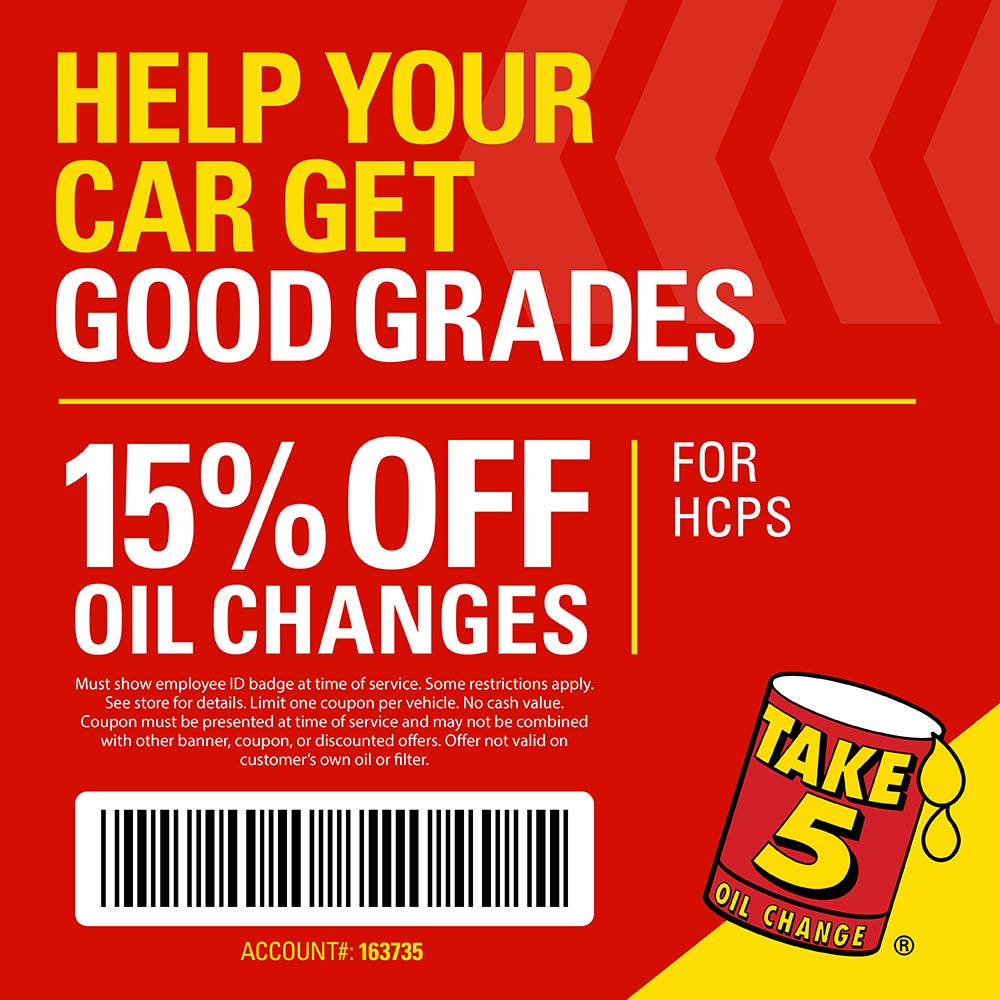 Take 5 Oil Change